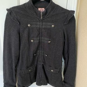 Beautiful military / peplum  style jacket. Lovely sparkle detail. Juicy